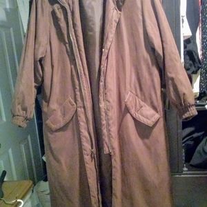 BERNARDO FULL LENGTH WOMENS COAT BROWN